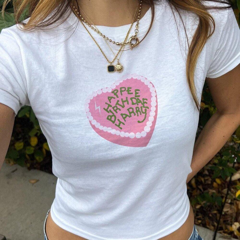 Happee Birthdae Harry Baby Tee For Women Shirt Gift